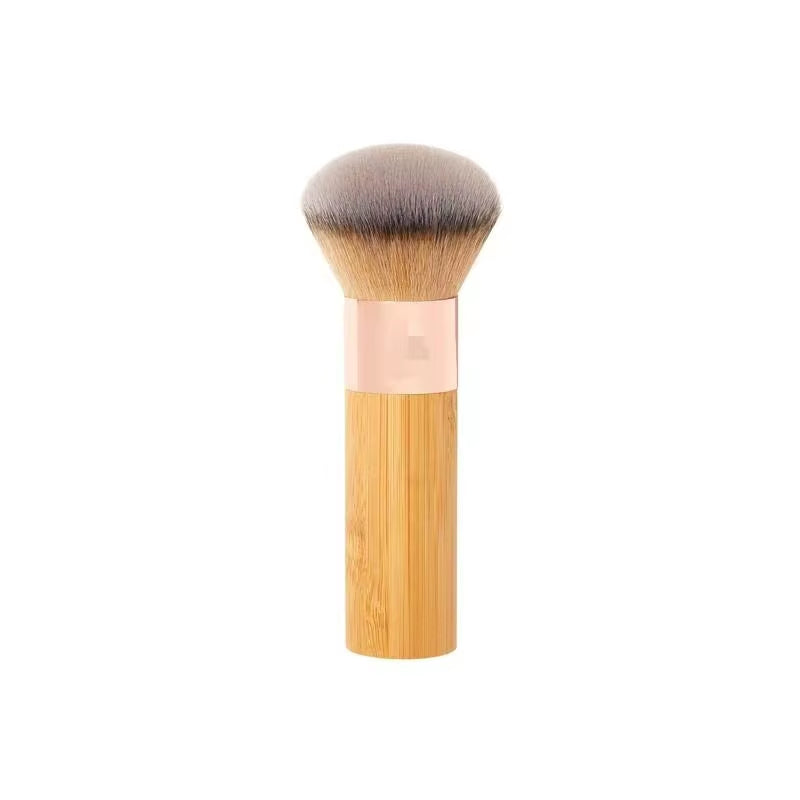 Double-Ended Bamboo Handle Makeup Brush Wooden Stick Eyeshadow Brush Soft Hair Powder Eyeliner Masking Tool for Ordinary People